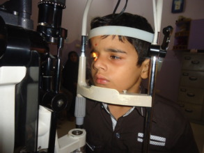 Ali's eye examination
