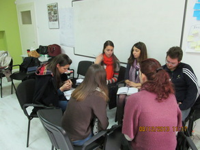 volunteers training