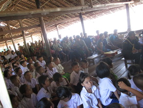 Opening ceremony at Maw Kwee school