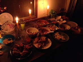 A 'dinner by candlelight' fundraising event