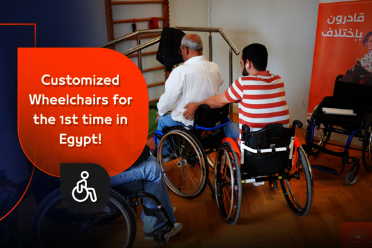 Customized Wheelchairs for the 1st time in Egypt!