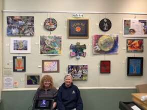 HAICU artwork on display