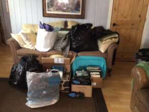 Image of a HAICU participants decluttering!