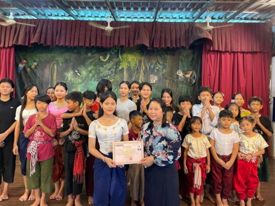Arts for Cambodian Children & Teens at Champey