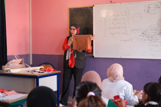 Stop Period Poverty for Girls in Morocco