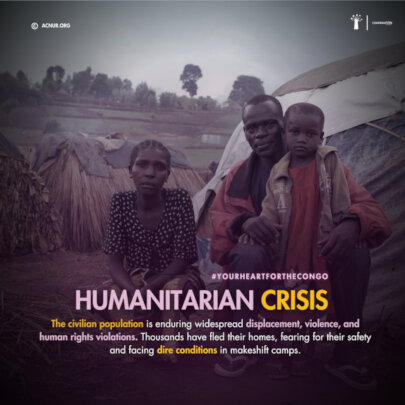 Emergency, war in DR Congo: mental health and food