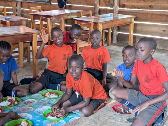 Poor children in Uganda need school