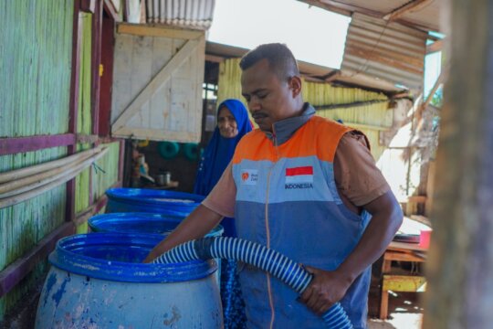 Provide water for Indonesian villages
