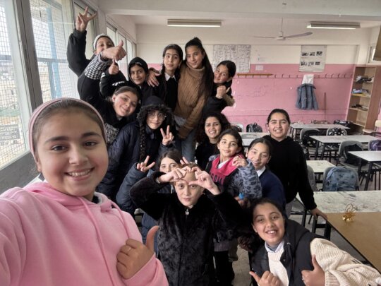 Psycho-social support for children in Palestine