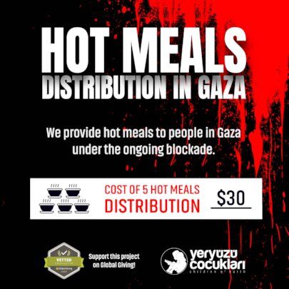 Hot Meal Distribution in Gaza