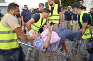 HUMANITARIAN CRISIS HIT LEBANON AFTER ISRAELI BOMB