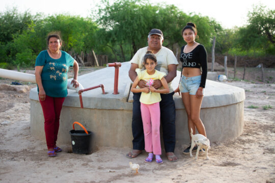 Safe water for 76 families in Argentina