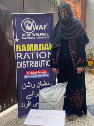 Ramazan Iftar & Rashan for Deaf & PWDs Support