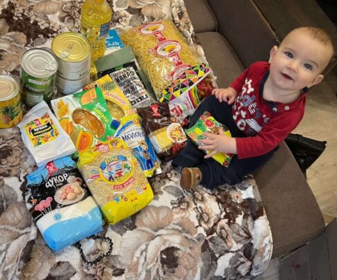 Support for Ukrainians Grocery Boxes for families