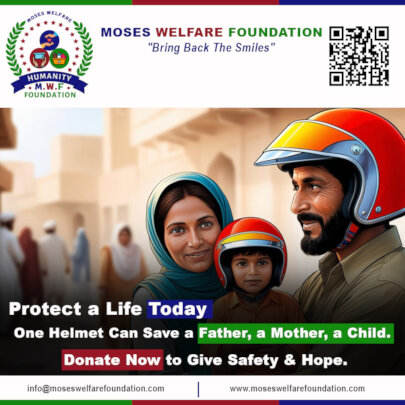 One Helmet Can Save a Life in Pakistan
