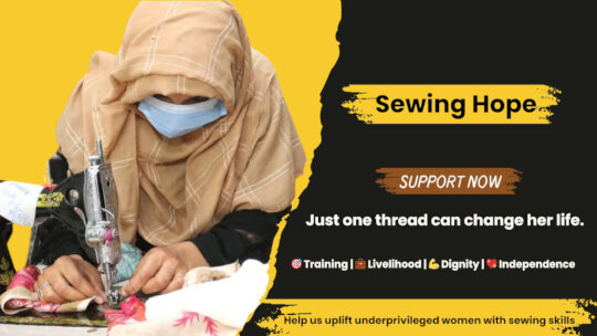Sewing Hope: Empower Women in Pakistan