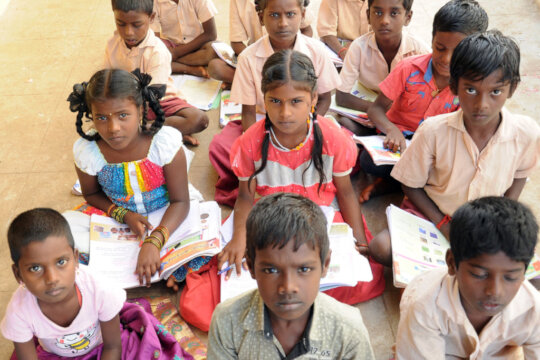 Evening study centers for rural & tribal children