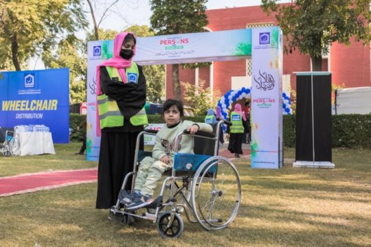 Provide 100 Wheelchairs in Pakistan