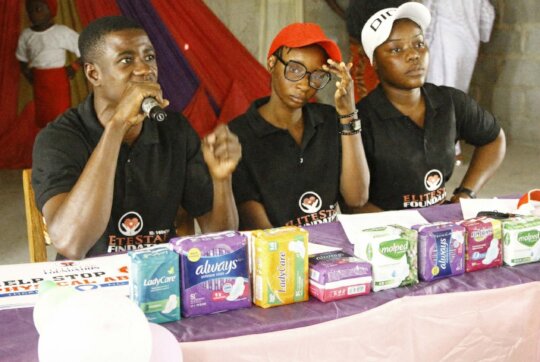 Sanitary Pads for 600 Schoolgirls in Niger State