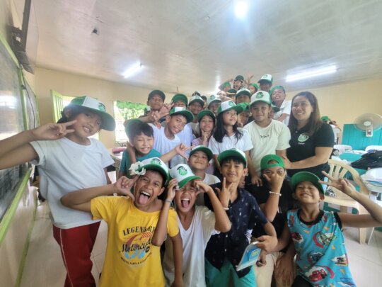 Raising awareness about the binturongs in schools