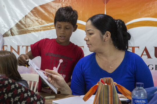 Adolescent learning center program in Venezuela