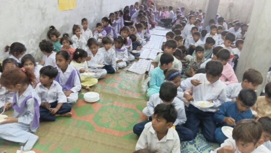 Need Paint and Benches for school children.