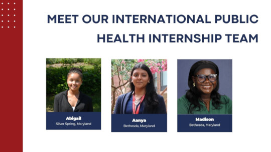Public Health Interns Transform Communities