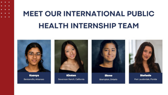 Public Health Interns Transform Communities