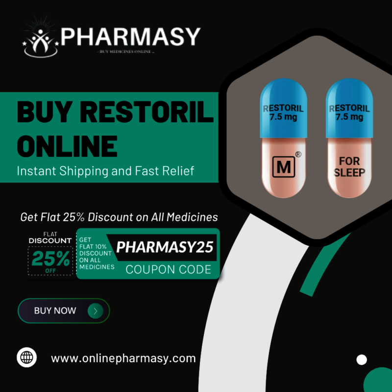 Image for Get Restoril(Temazepam) Online Overnight Shipping, Sleep Easy 